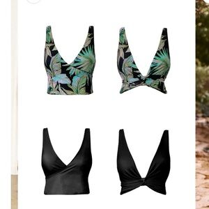 BAIIA .. Martinique Reversible Bikini Wrap Top… size 12